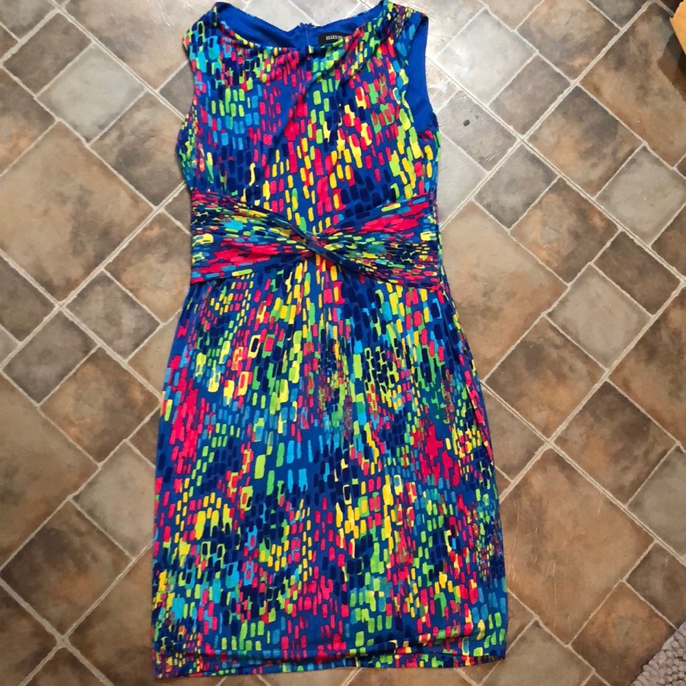 Ellen Tracy size 4 colorful women’s tank dress